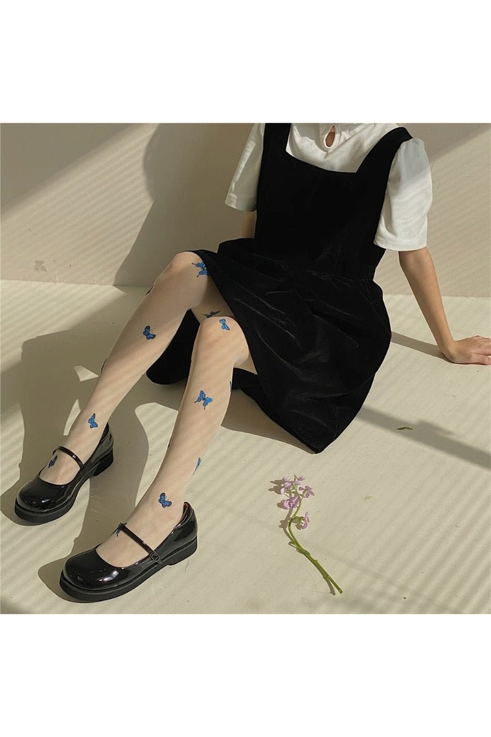 Y2k Aesthetic Butterfly Ultra-Thin Tights