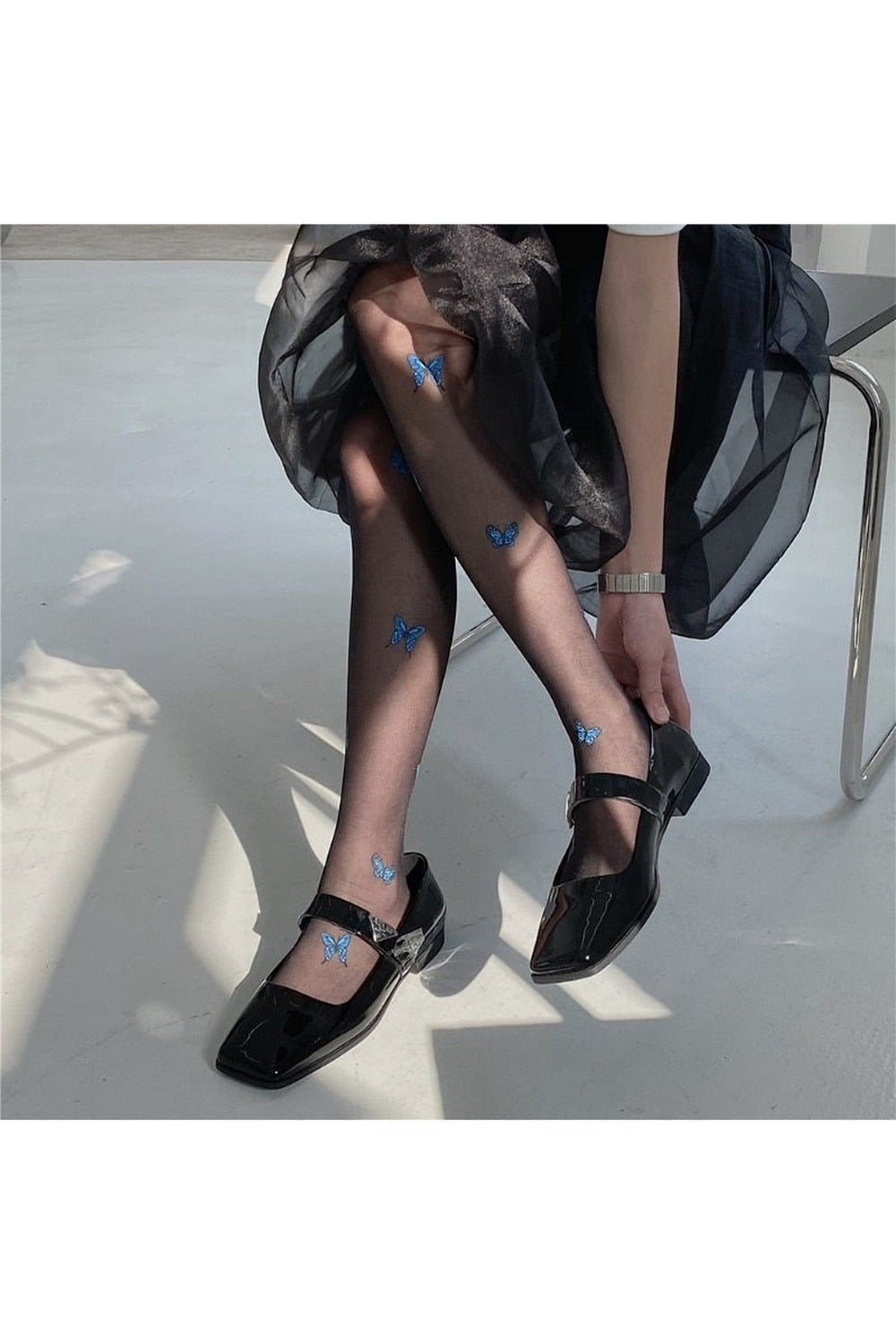 Y2k Aesthetic Butterfly Ultra-Thin Tights