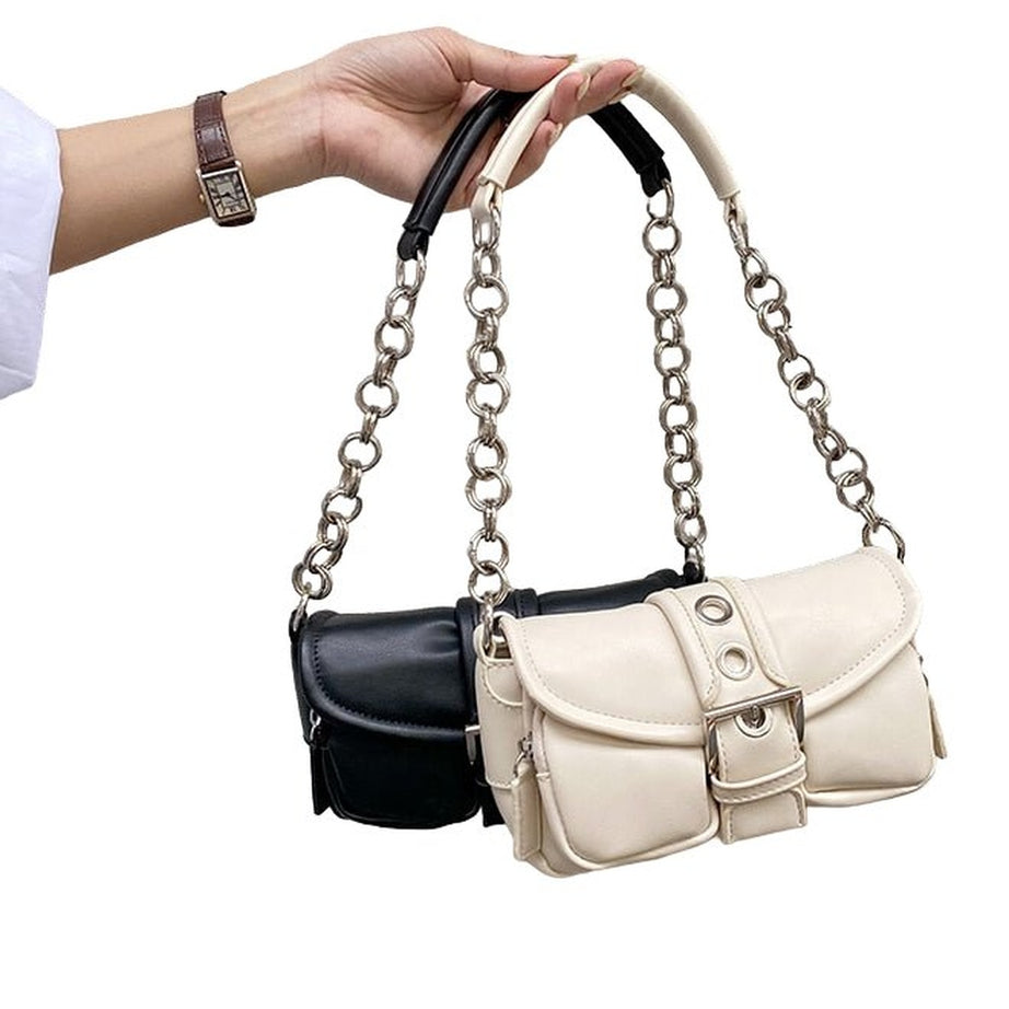 Y2k Aesthetic Chain Small Shoulder Bag