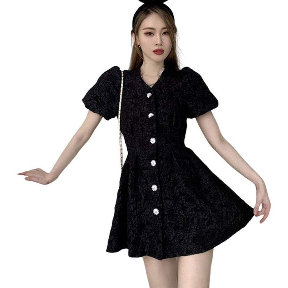 Y2k Aesthetic French Style Mini Dress