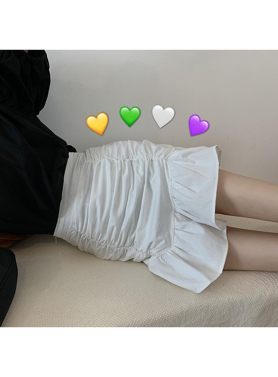 Y2k Aesthetic High Waist Elegant Skirt