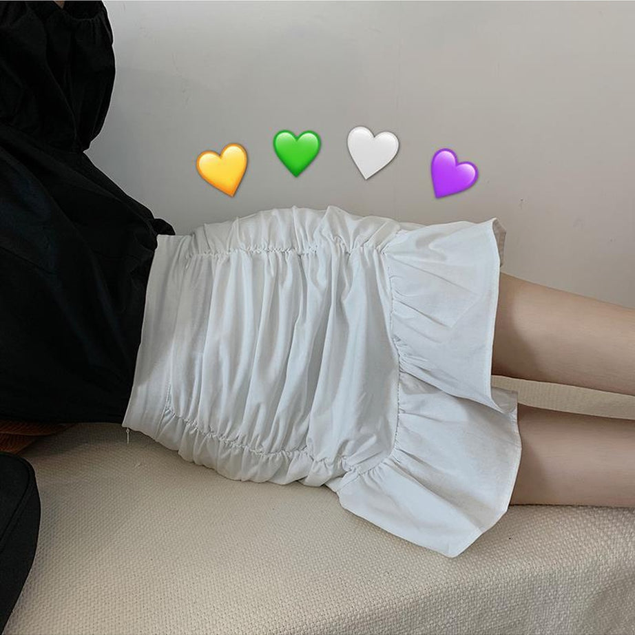 Y2k Aesthetic High Waist Elegant Skirt