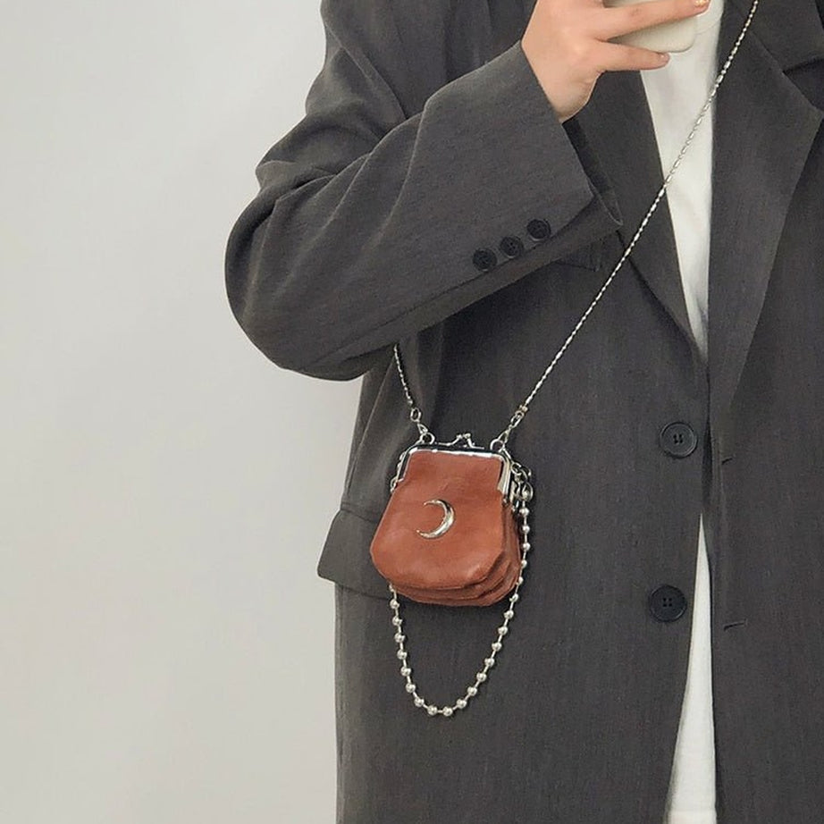 Y2k Aesthetic Moon Small Shoulder Bag