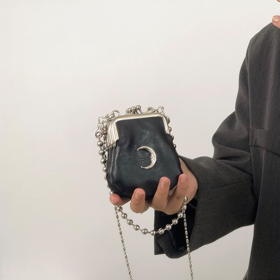 Y2k Aesthetic Moon Small Shoulder Bag