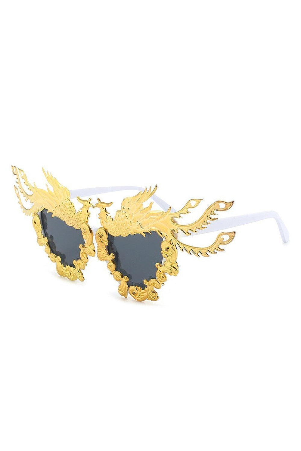 Y2k Aesthetic Party Dragon And Phoenix Sunglasses