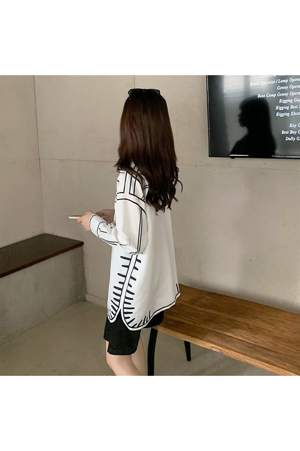 Y2k Aesthetic Print Shirt