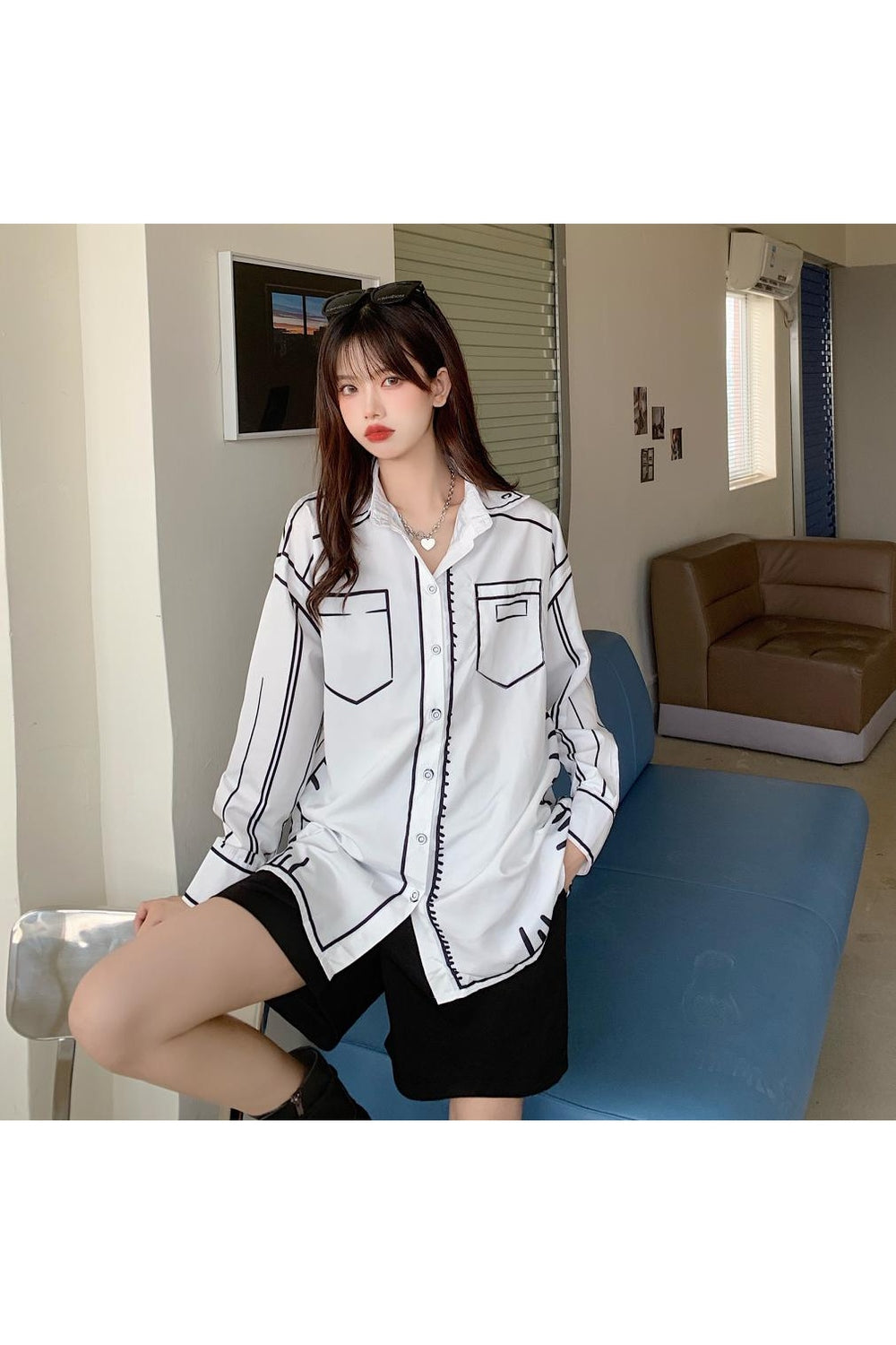 Y2k Aesthetic Print Shirt