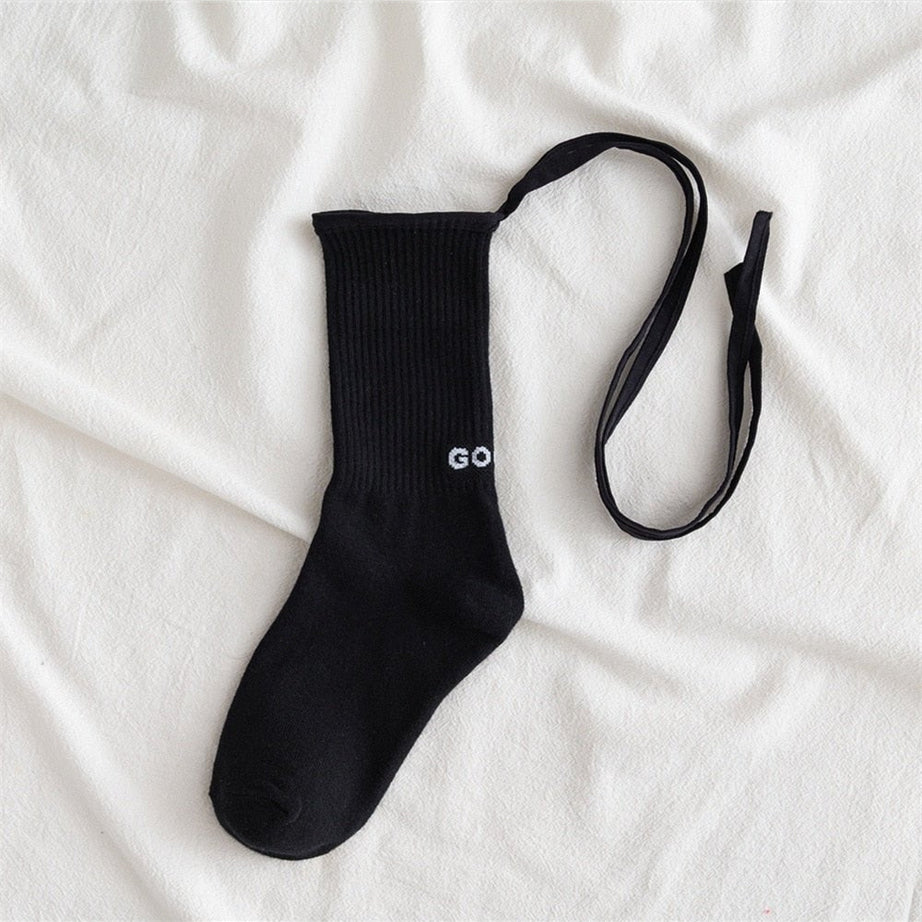 Y2k Aesthetic socks with drawstrings