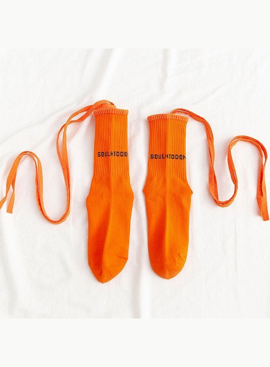 Y2k Aesthetic socks with drawstrings