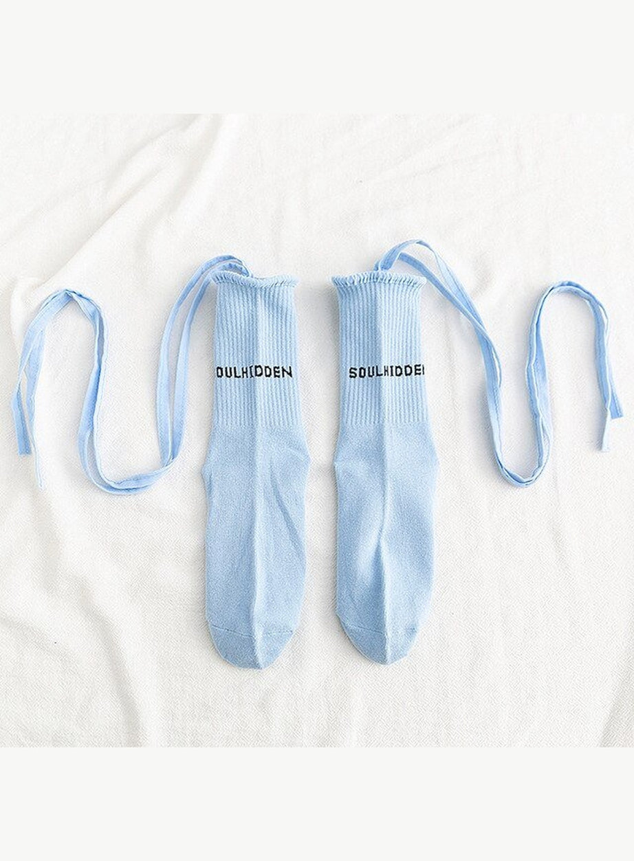 Y2k Aesthetic socks with drawstrings