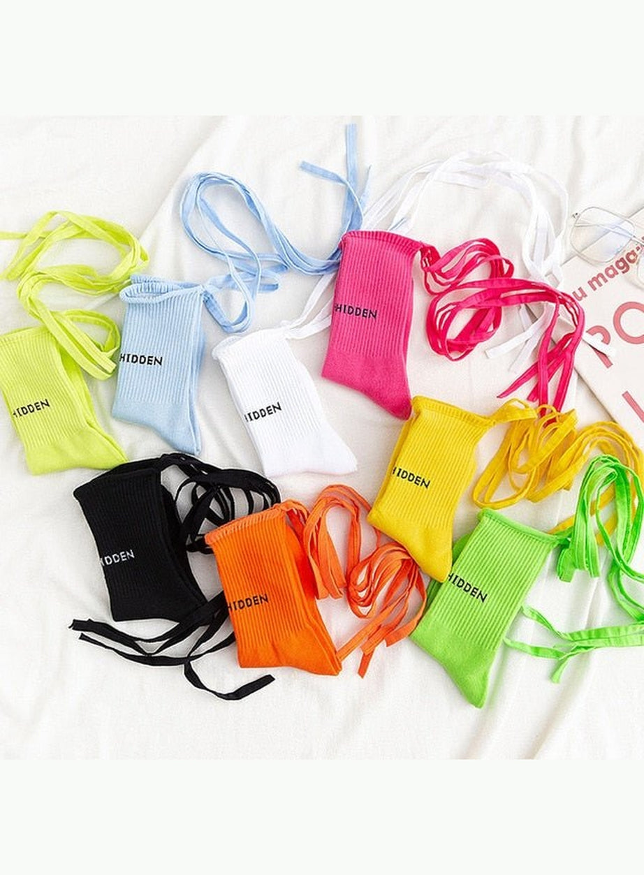 Y2k Aesthetic socks with drawstrings
