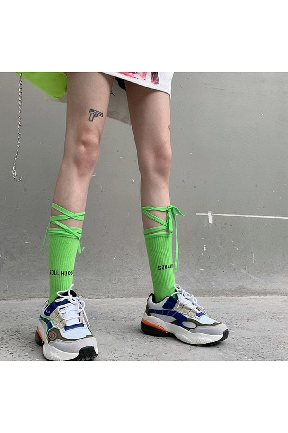 Y2k Aesthetic socks with drawstrings