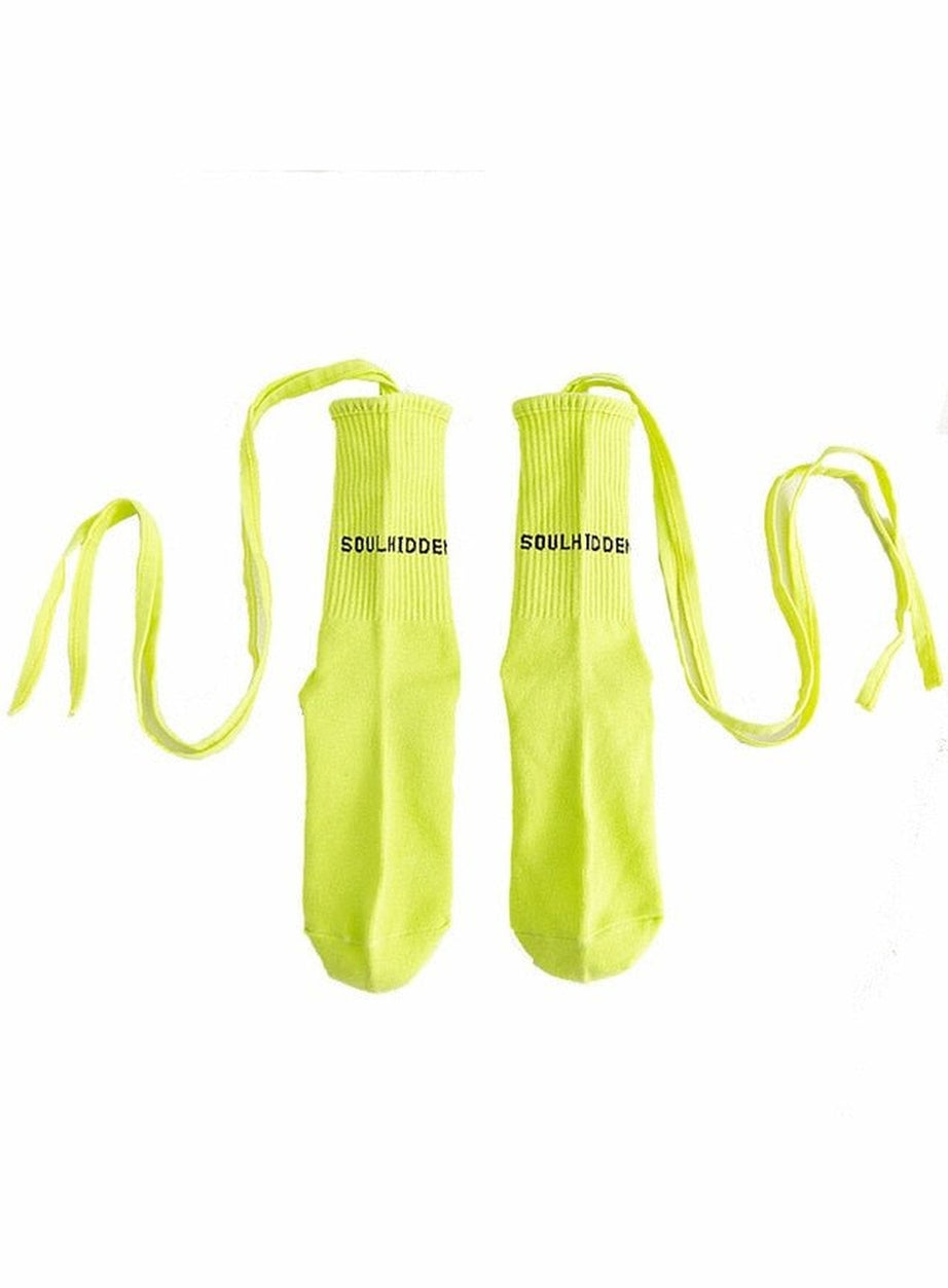 Y2k Aesthetic socks with drawstrings