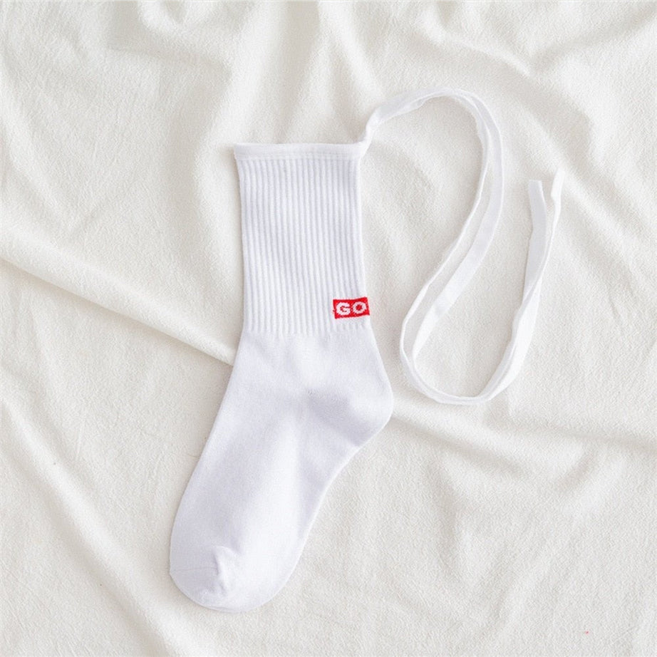 Y2k Aesthetic socks with drawstrings