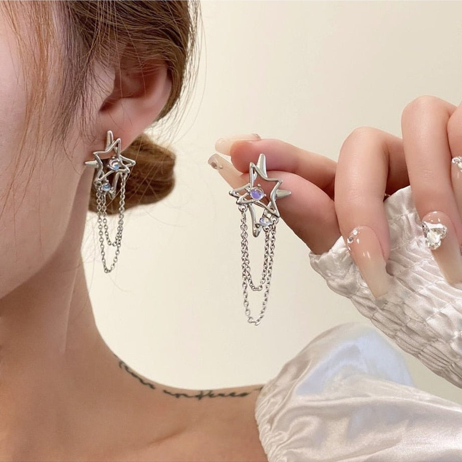 Y2k Aesthetic Star Earrings