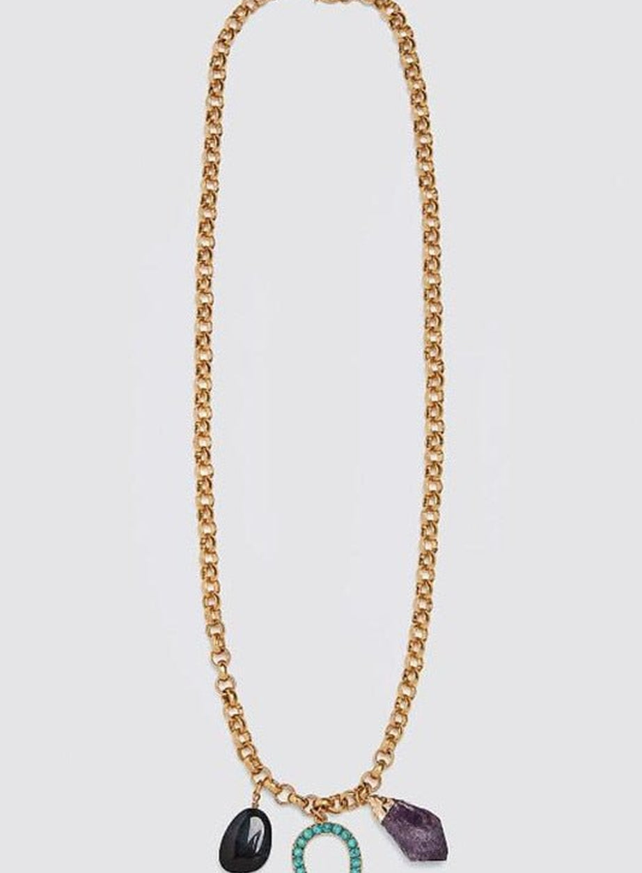 Y2k Aesthetic Stones Necklace