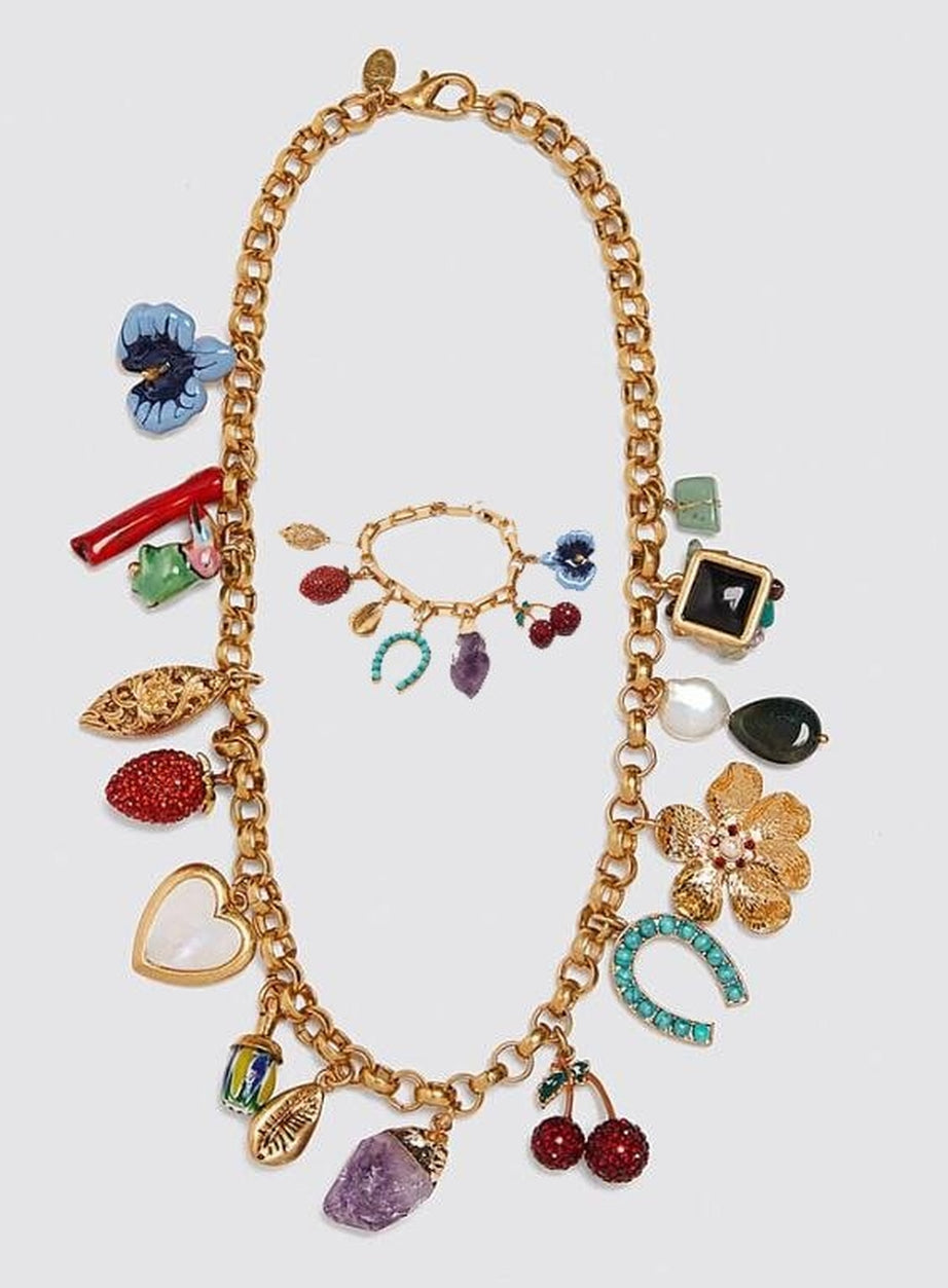 Y2k Aesthetic Stones Necklace