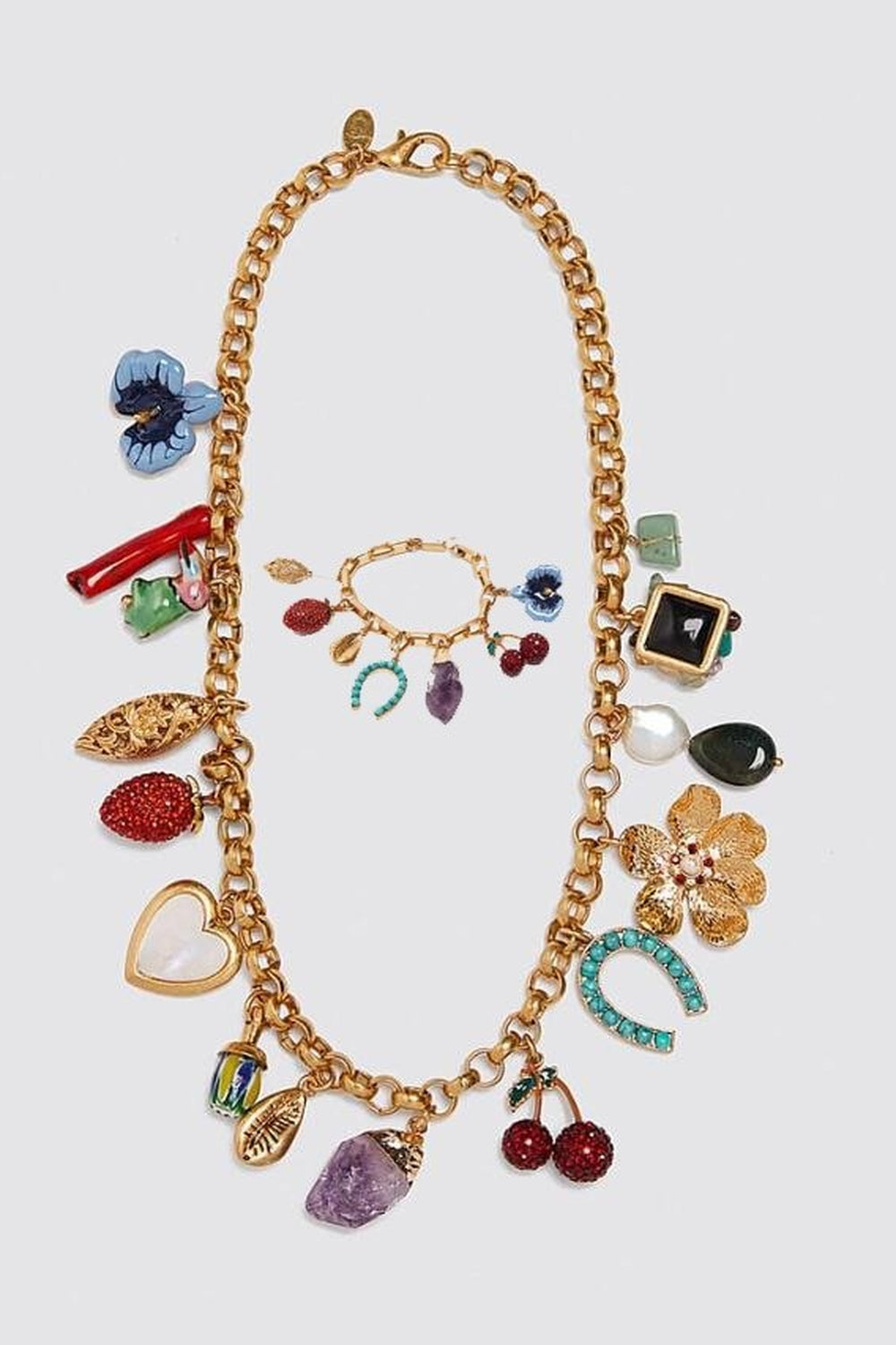 Y2k Aesthetic Stones Necklace