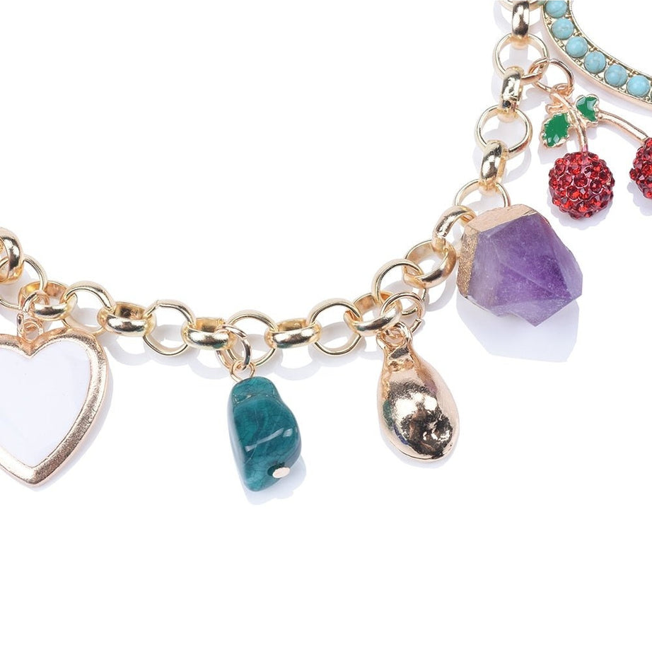 Y2k Aesthetic Stones Necklace