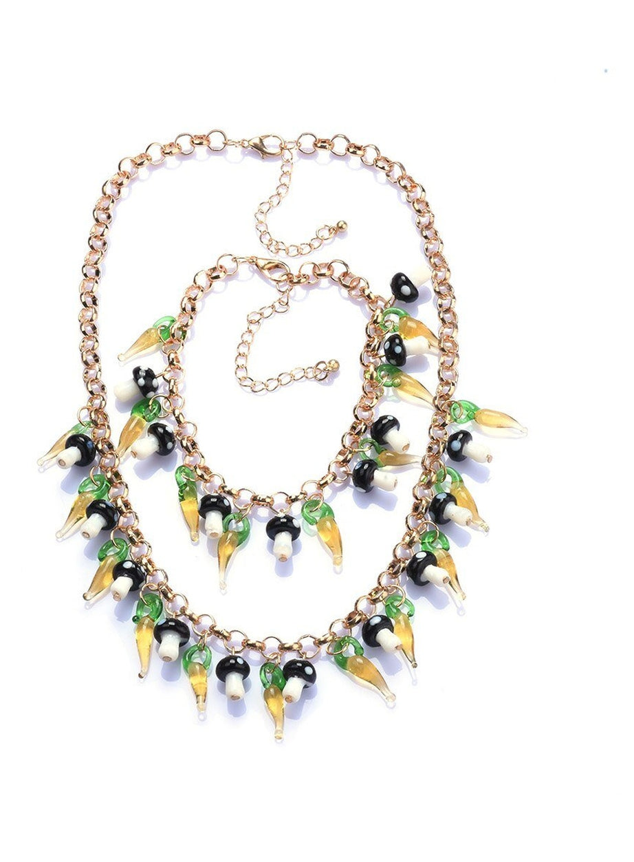 Y2k Aesthetic Stones Necklace