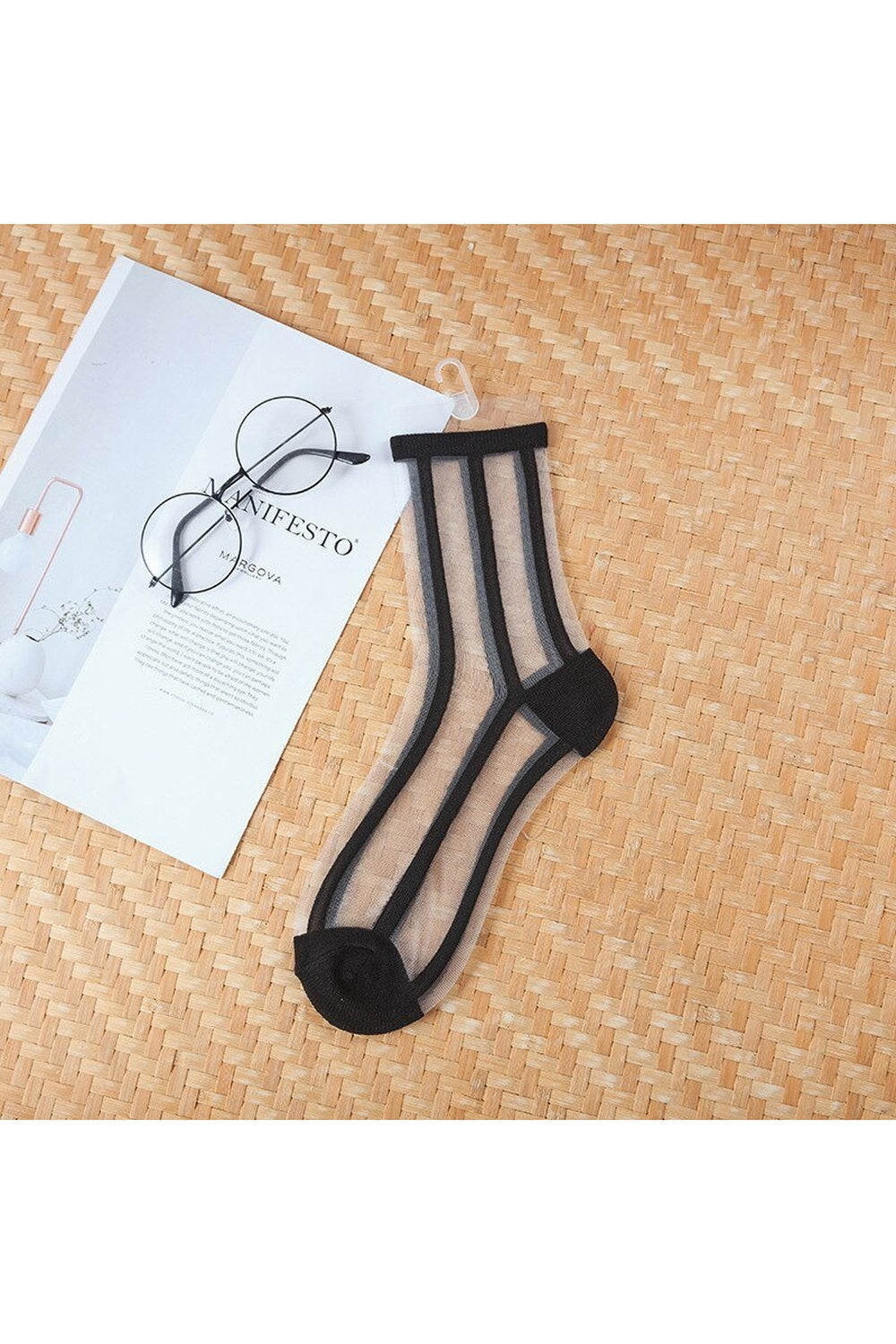 Y2k Aesthetic Ultra-thin Transparent Mesh Socks