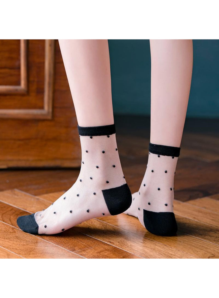 Y2k Aesthetic Ultra-thin Transparent Mesh Socks