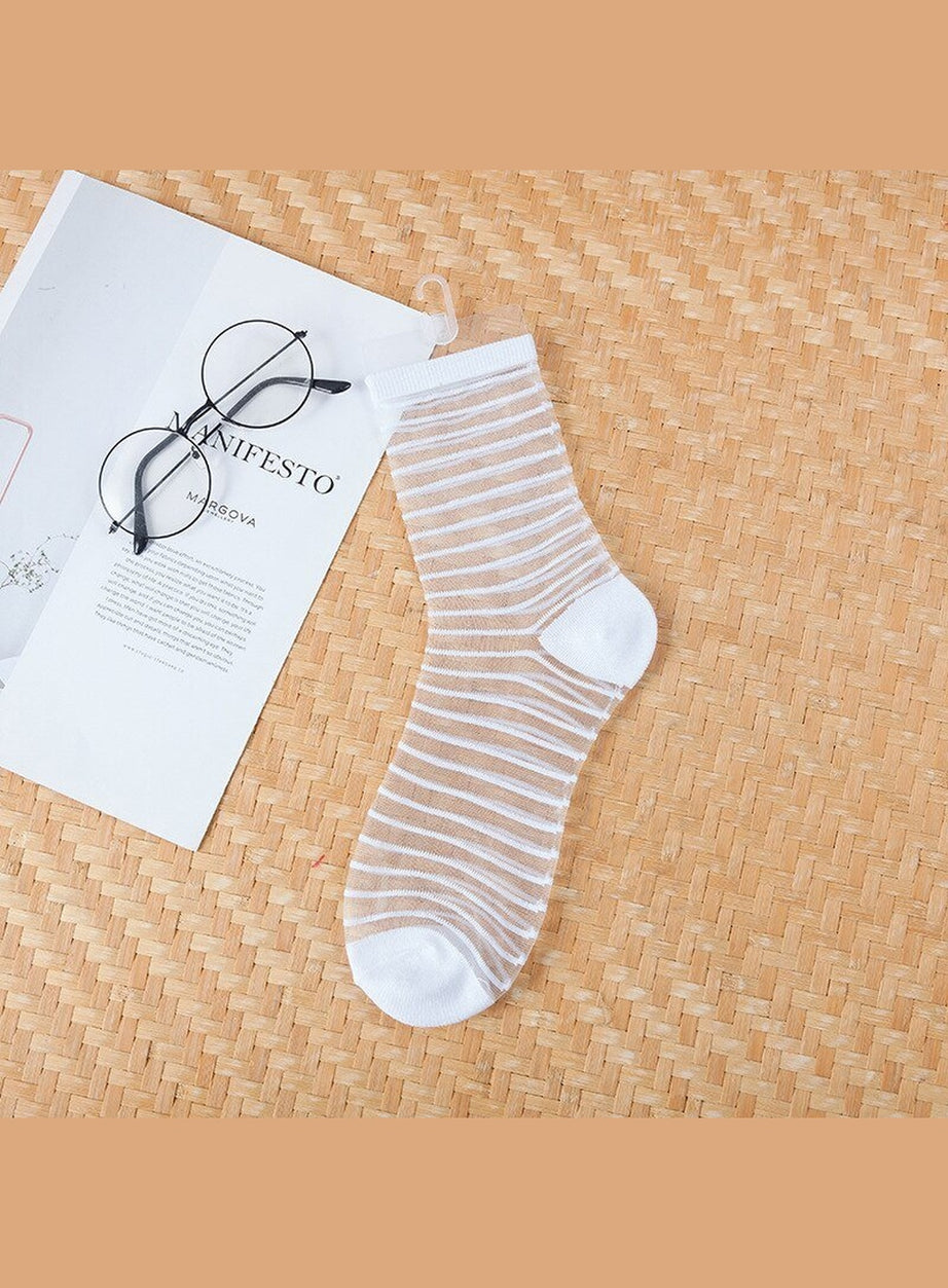 Y2k Aesthetic Ultra-thin Transparent Mesh Socks