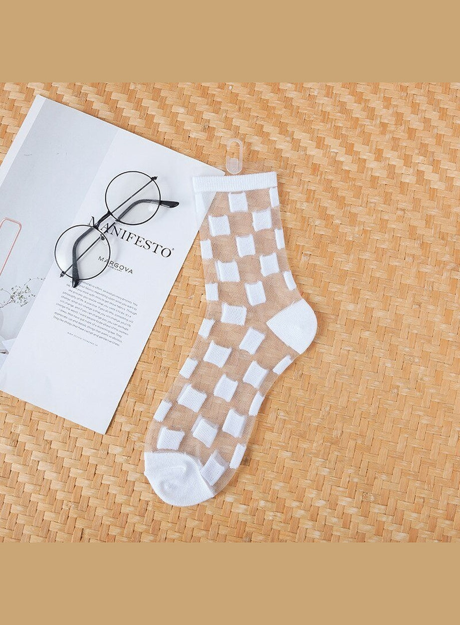 Y2k Aesthetic Ultra-thin Transparent Mesh Socks