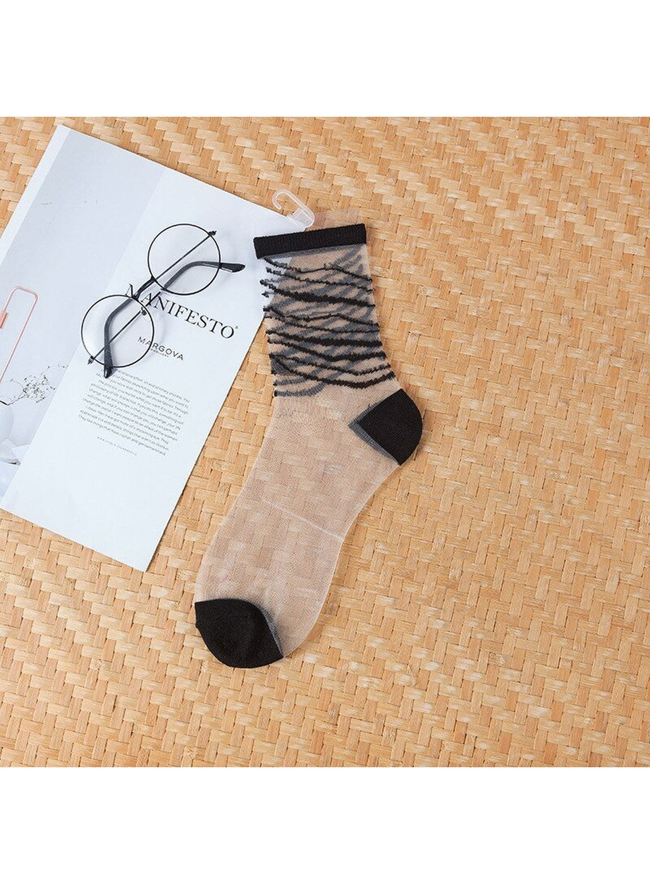 Y2k Aesthetic Ultra-thin Transparent Mesh Socks