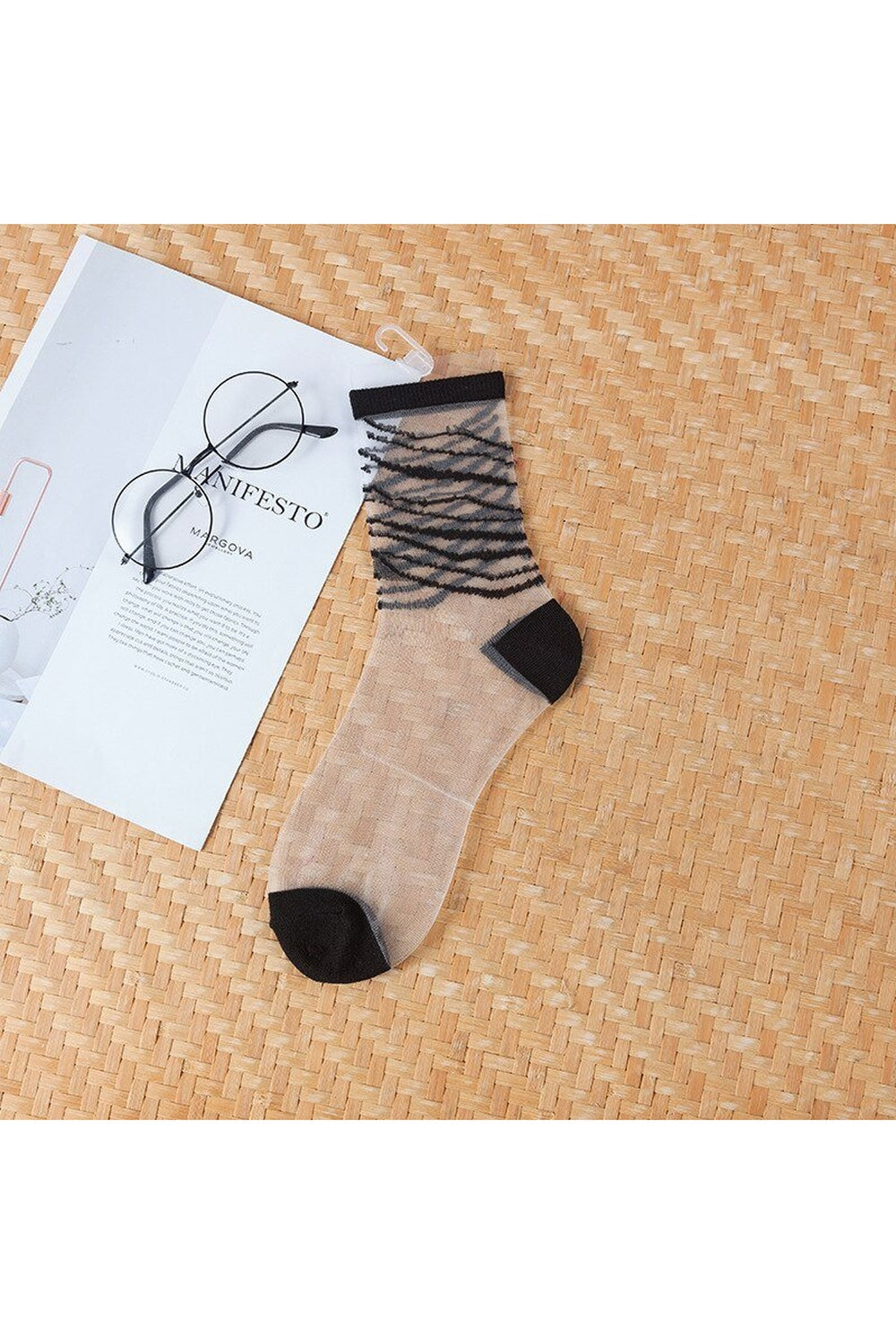 Y2k Aesthetic Ultra-thin Transparent Mesh Socks