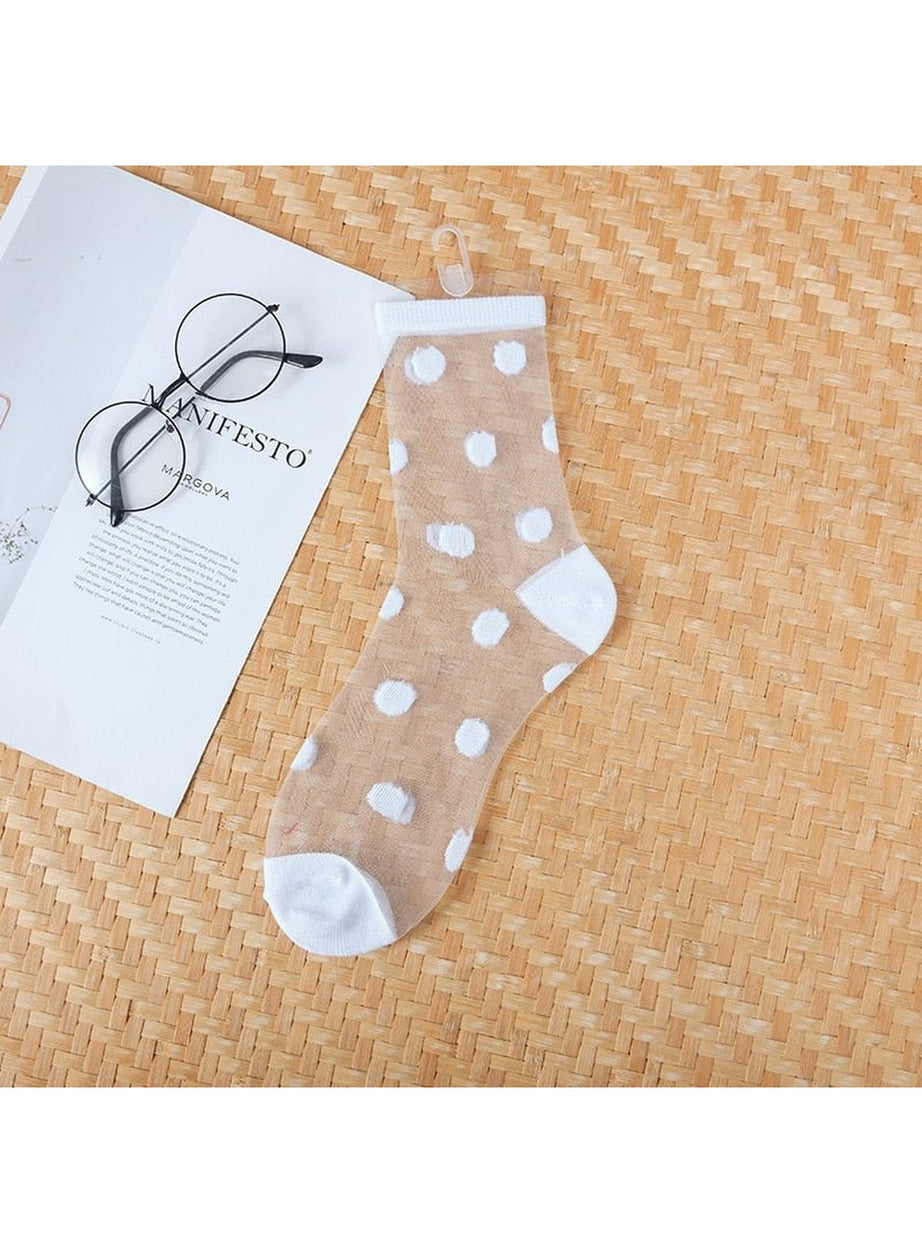 Y2k Aesthetic Ultra-thin Transparent Mesh Socks