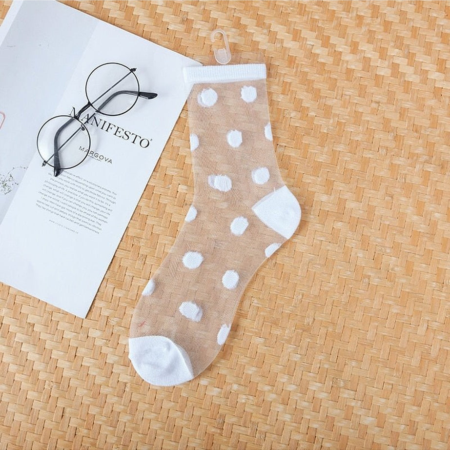Y2k Aesthetic Ultra-thin Transparent Mesh Socks