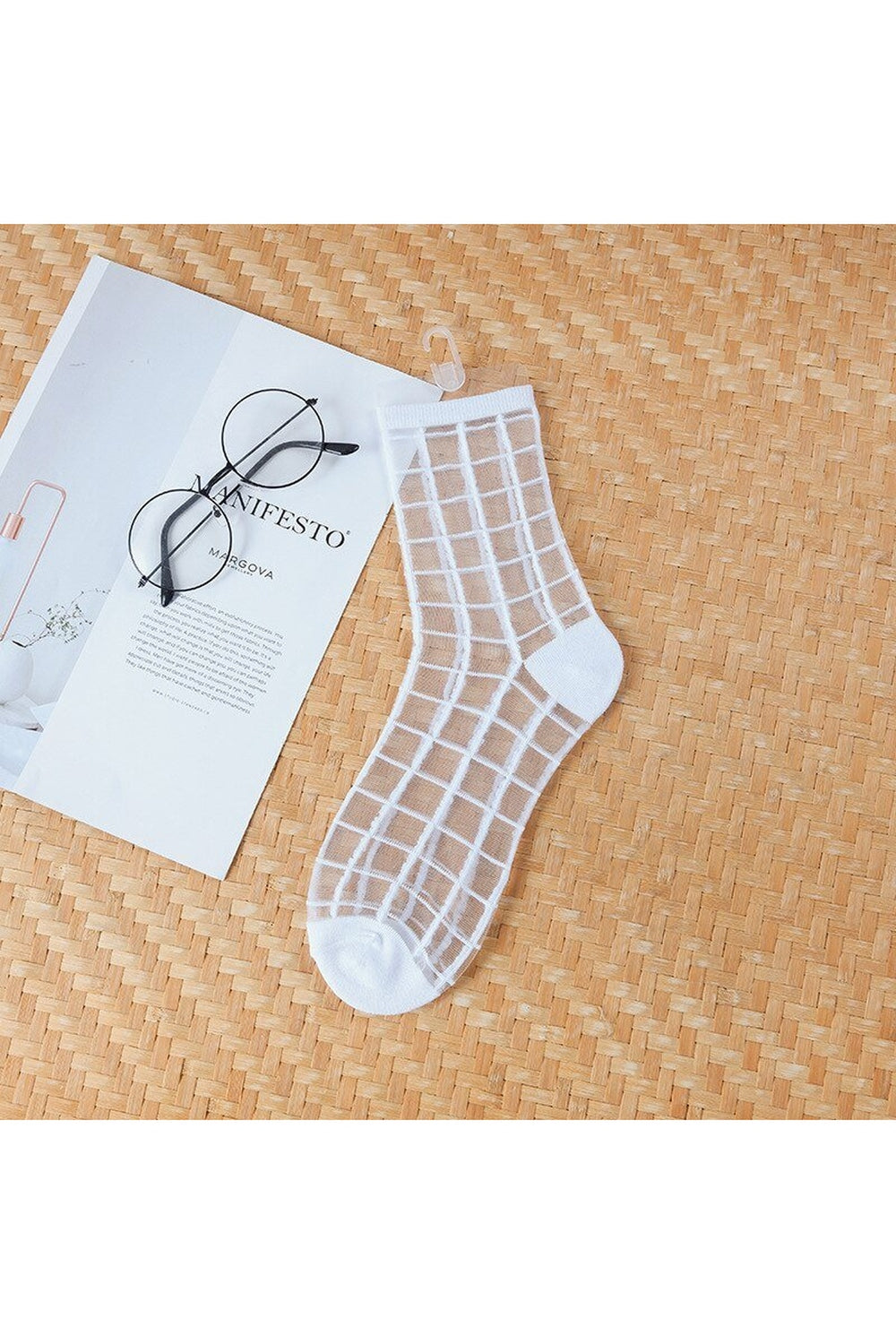 Y2k Aesthetic Ultra-thin Transparent Mesh Socks