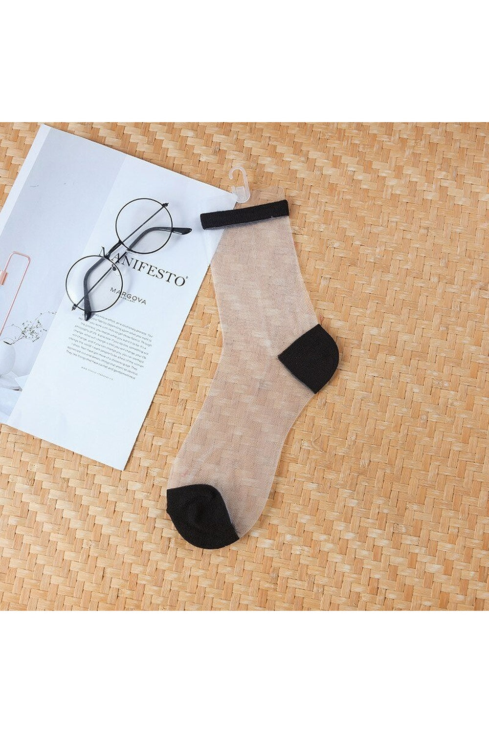 Y2k Aesthetic Ultra-thin Transparent Mesh Socks