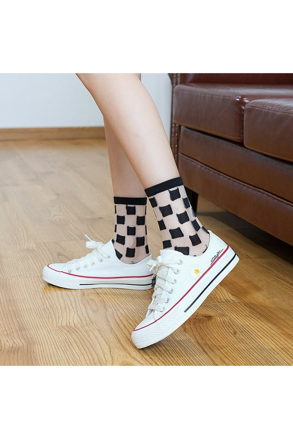 Y2k Aesthetic Ultra-thin Transparent Mesh Socks
