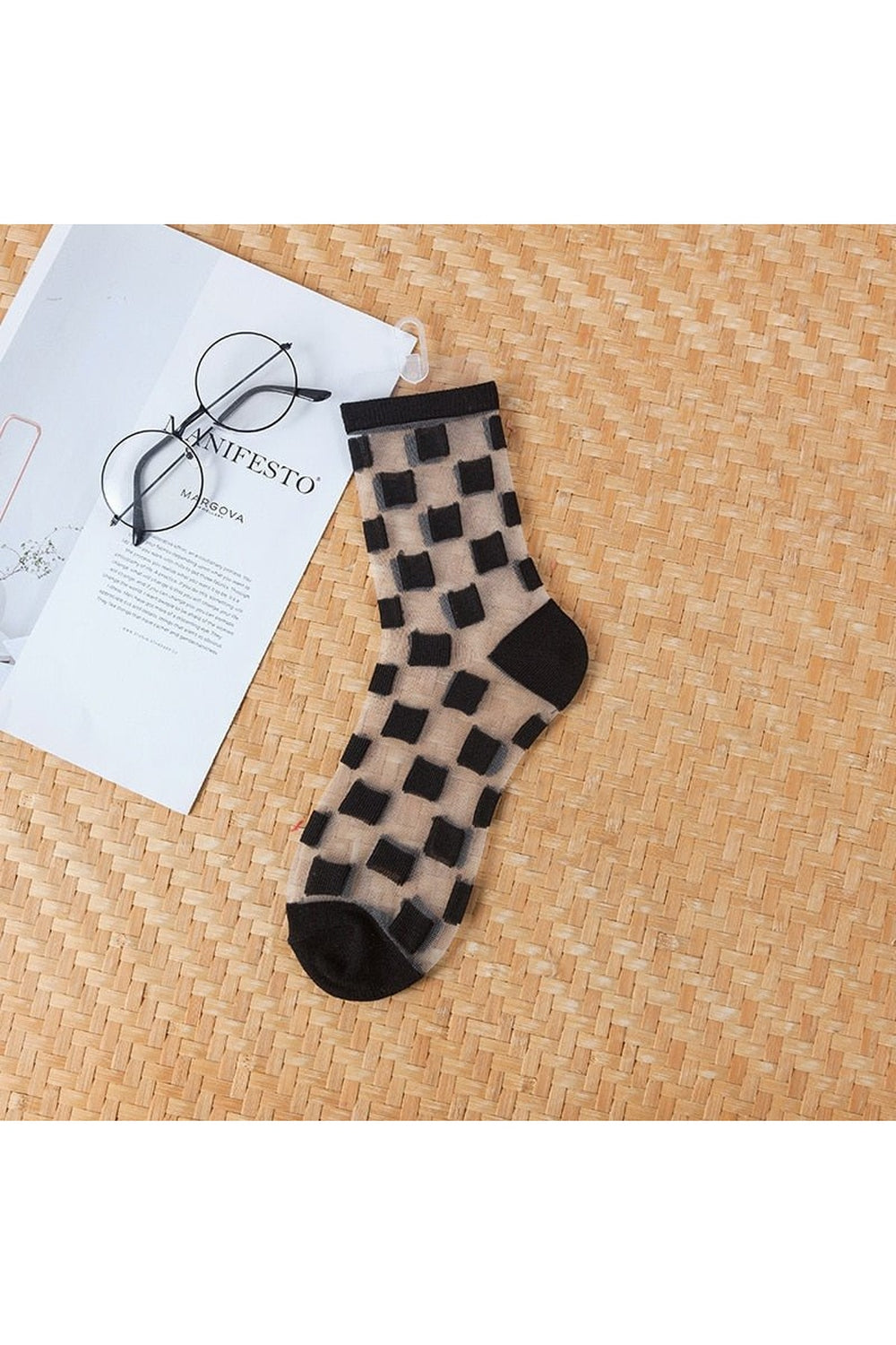 Y2k Aesthetic Ultra-thin Transparent Mesh Socks