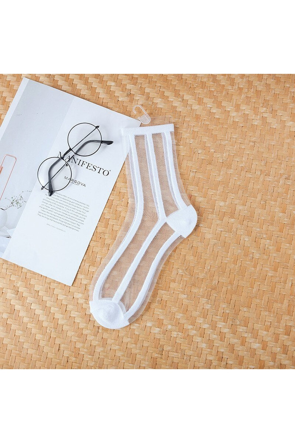 Y2k Aesthetic Ultra-thin Transparent Mesh Socks