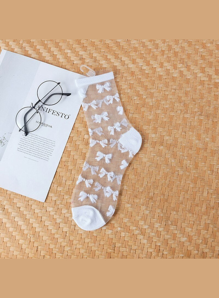 Y2k Aesthetic Ultra-thin Transparent Mesh Socks