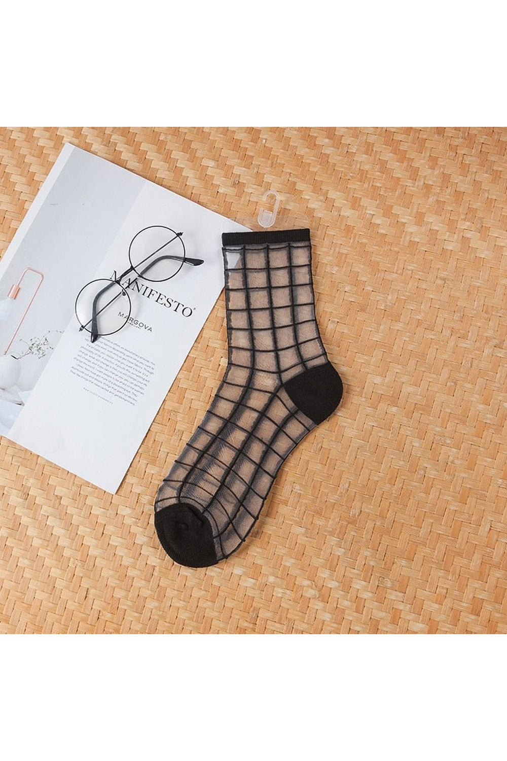 Y2k Aesthetic Ultra-thin Transparent Mesh Socks