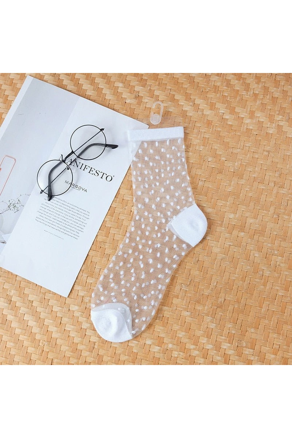 Y2k Aesthetic Ultra-thin Transparent Mesh Socks