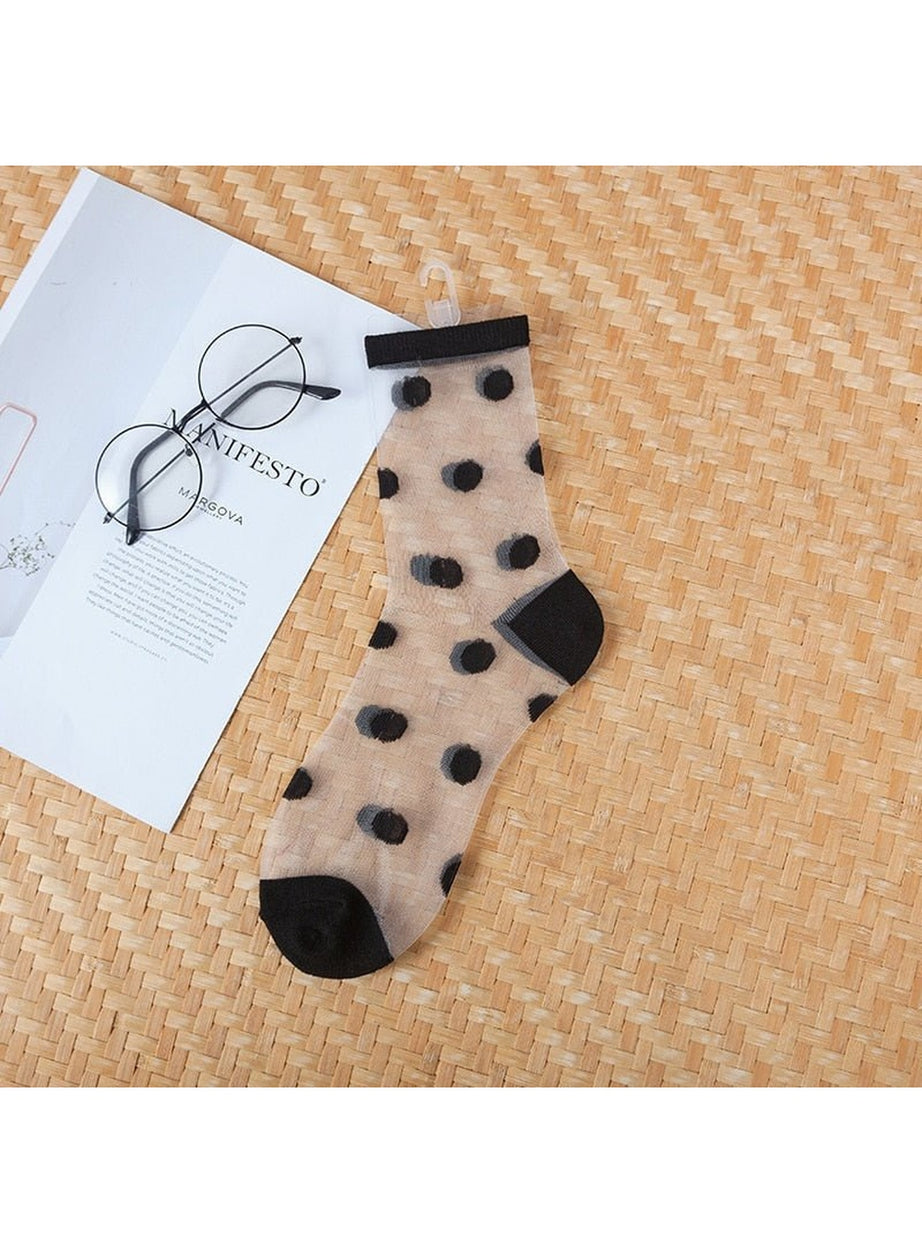 Y2k Aesthetic Ultra-thin Transparent Mesh Socks