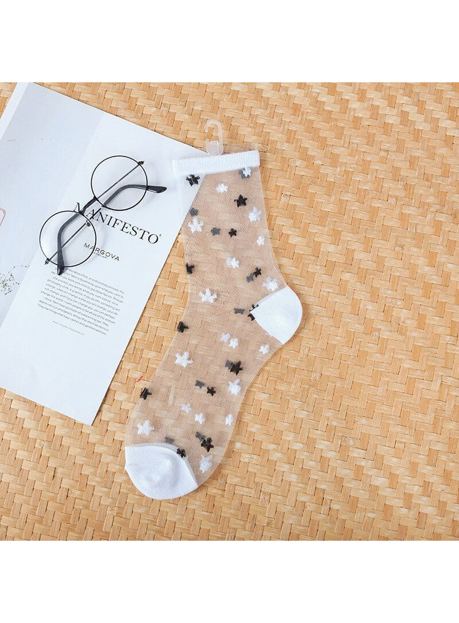 Y2k Aesthetic Ultra-thin Transparent Mesh Socks
