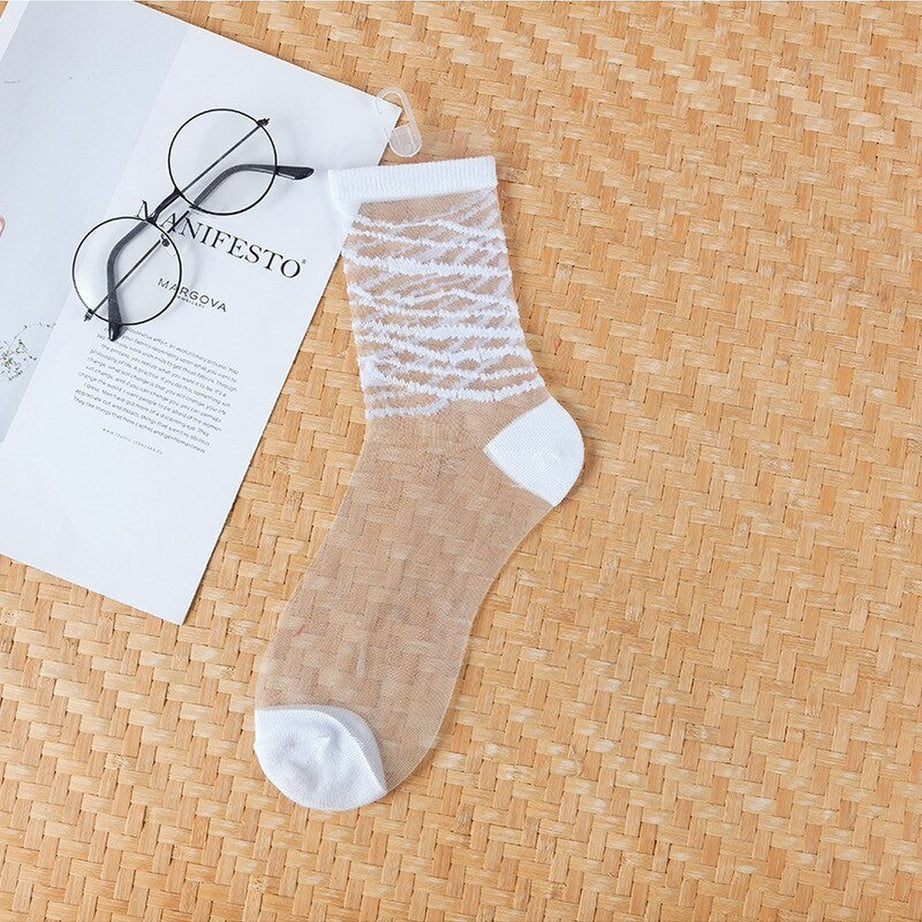 Y2k Aesthetic Ultra-thin Transparent Mesh Socks