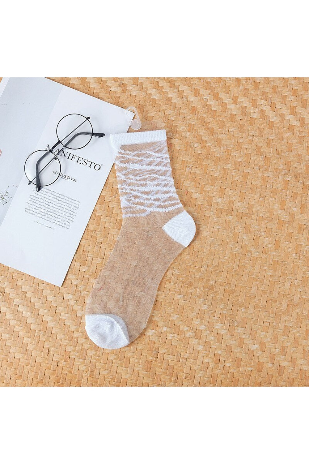 Y2k Aesthetic Ultra-thin Transparent Mesh Socks