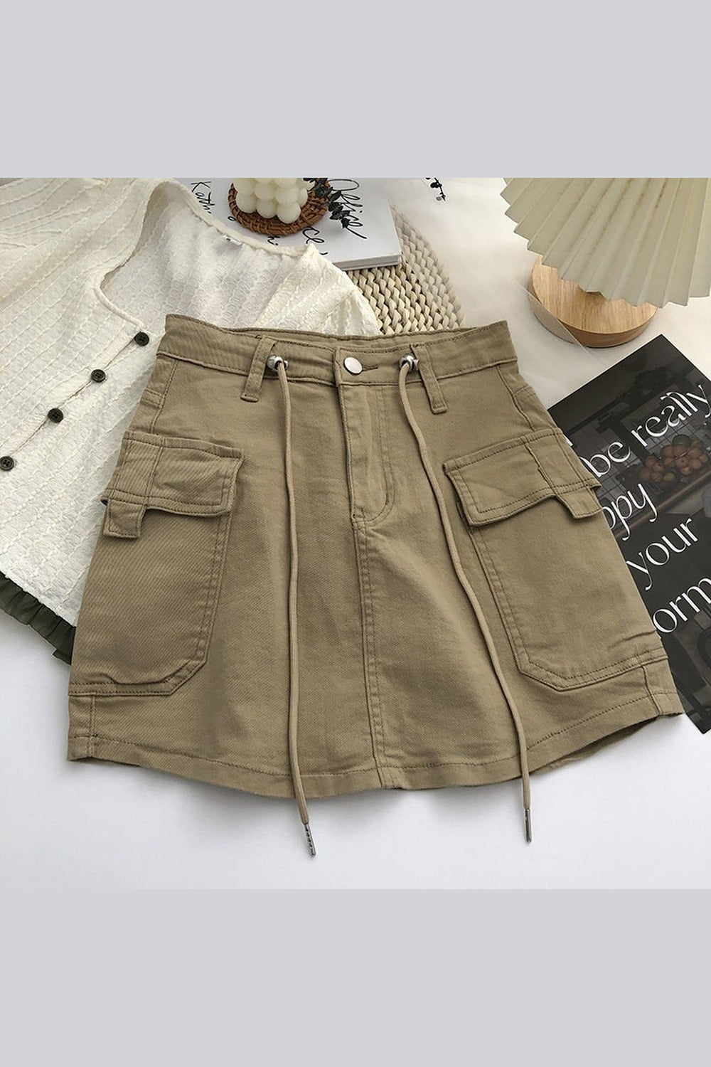 Y2k All-match High Waist Denim Skirt