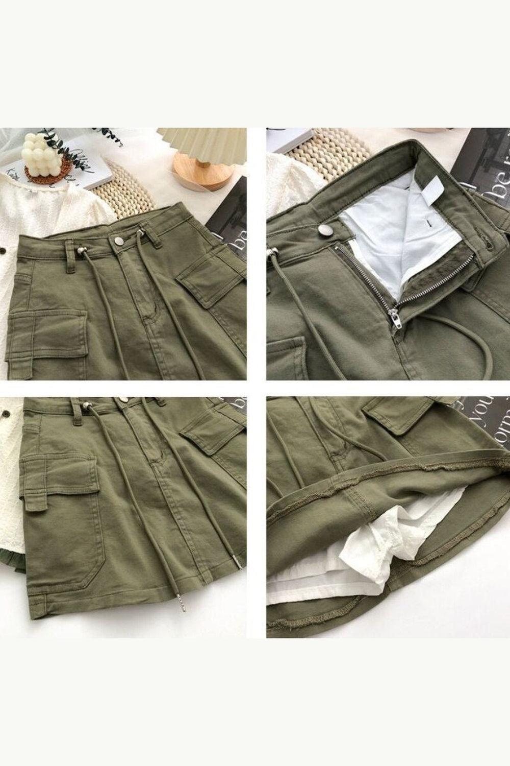 Y2k All-match High Waist Denim Skirt