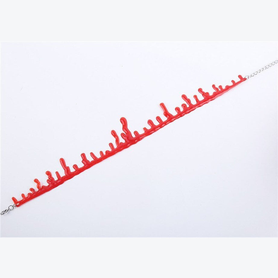 Y2k Alt Blood Necklace