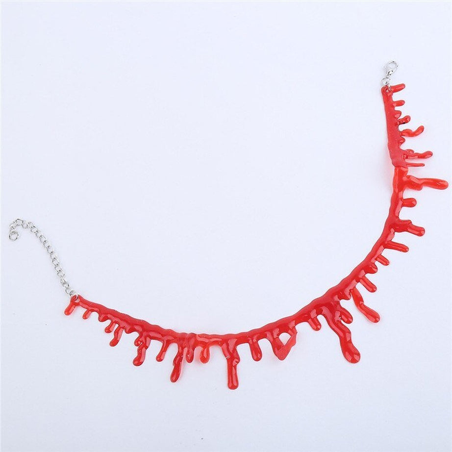 Y2k Alt Blood Necklace