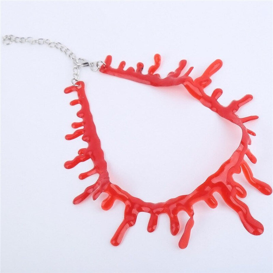 Y2k Alt Blood Necklace