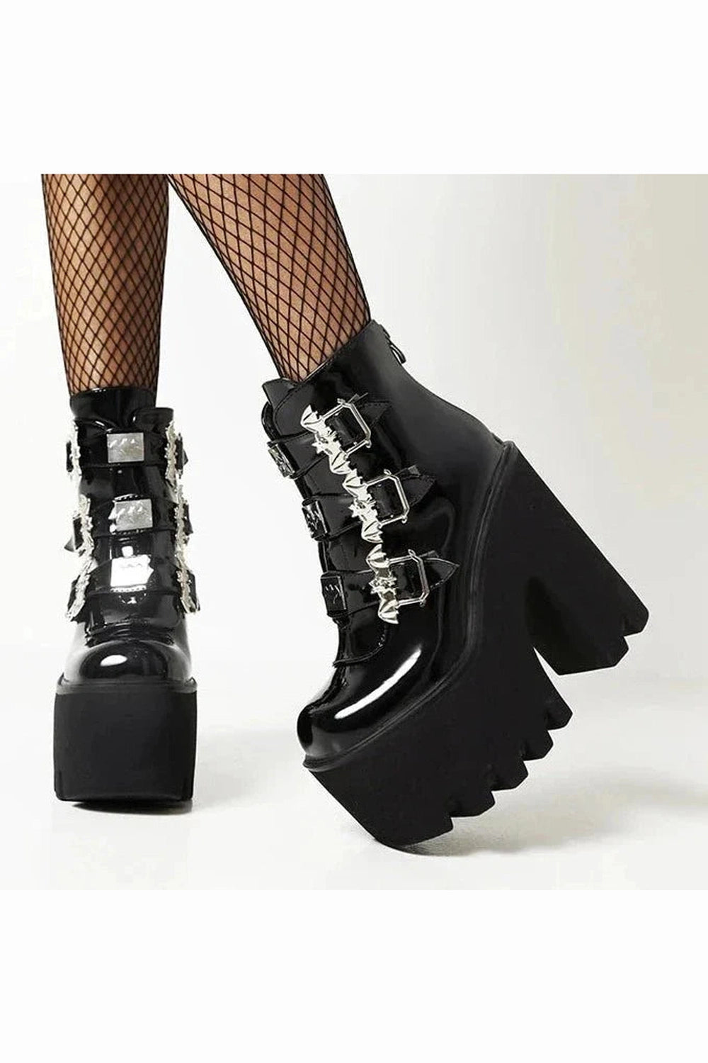 Y2k Alt Cobweb Vampire Cosplay Boots